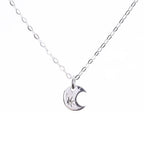 Silver Moon Necklace
