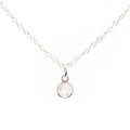 Silver Moonstone Necklace