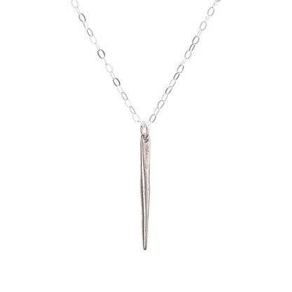 Silver Needle Necklace