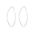 Silver Oval Earrings