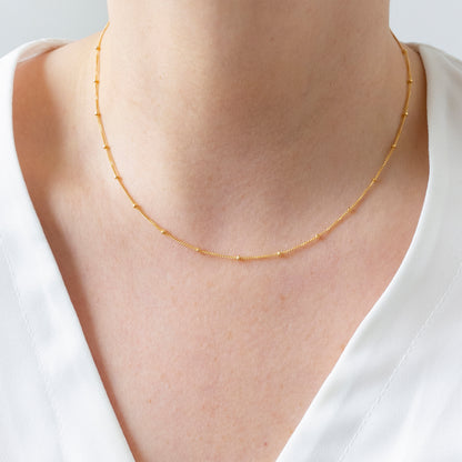 Satellite Chain Layering Necklace