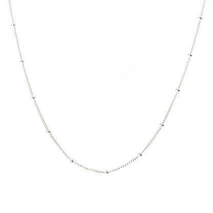 Minimal Satellite Chain Necklace