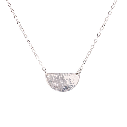 Silver Semicircle Necklace