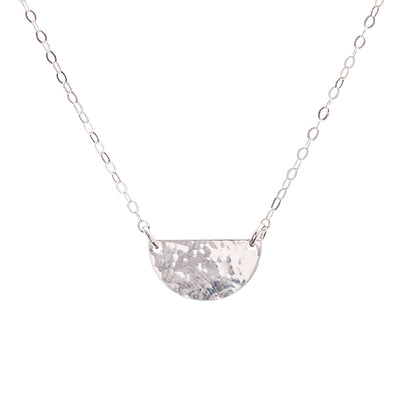 Silver Semicircle Necklace