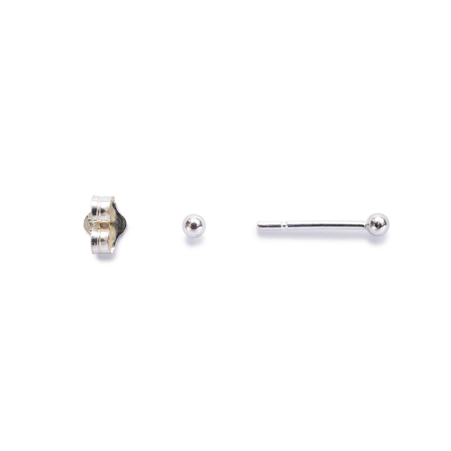 Minimal Silver Stud Earrings