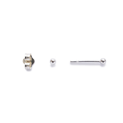 Minimal Silver Stud Earrings