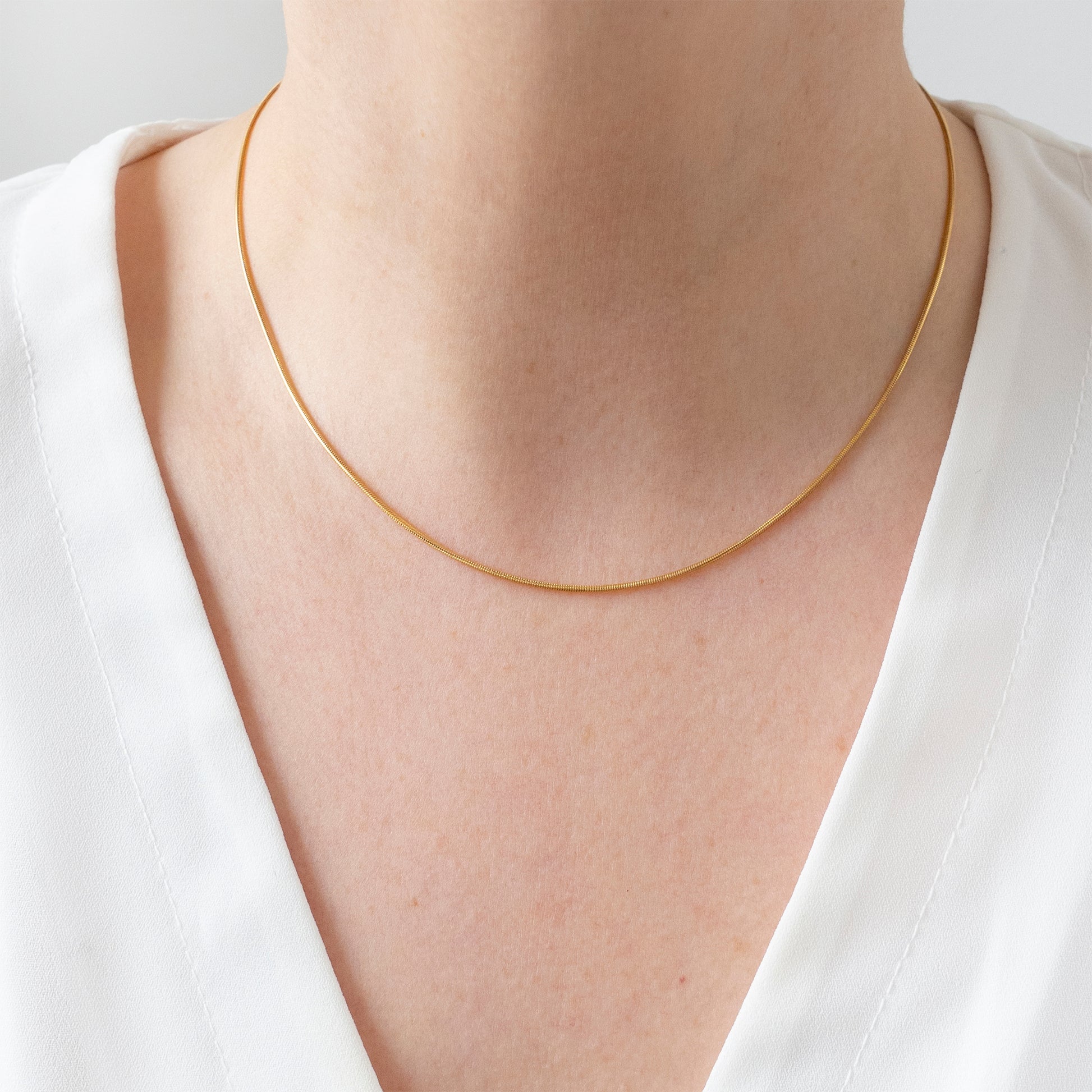 Snake Chain Layering Necklace