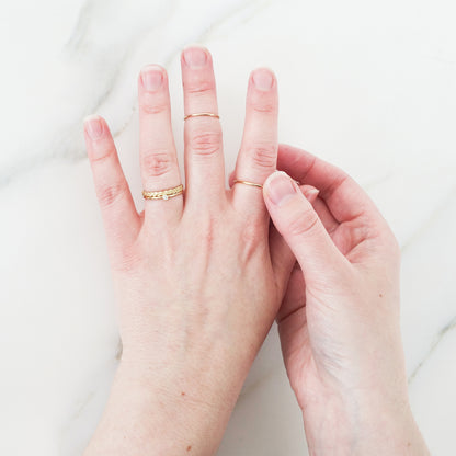 Minimal Unisex Band Rings