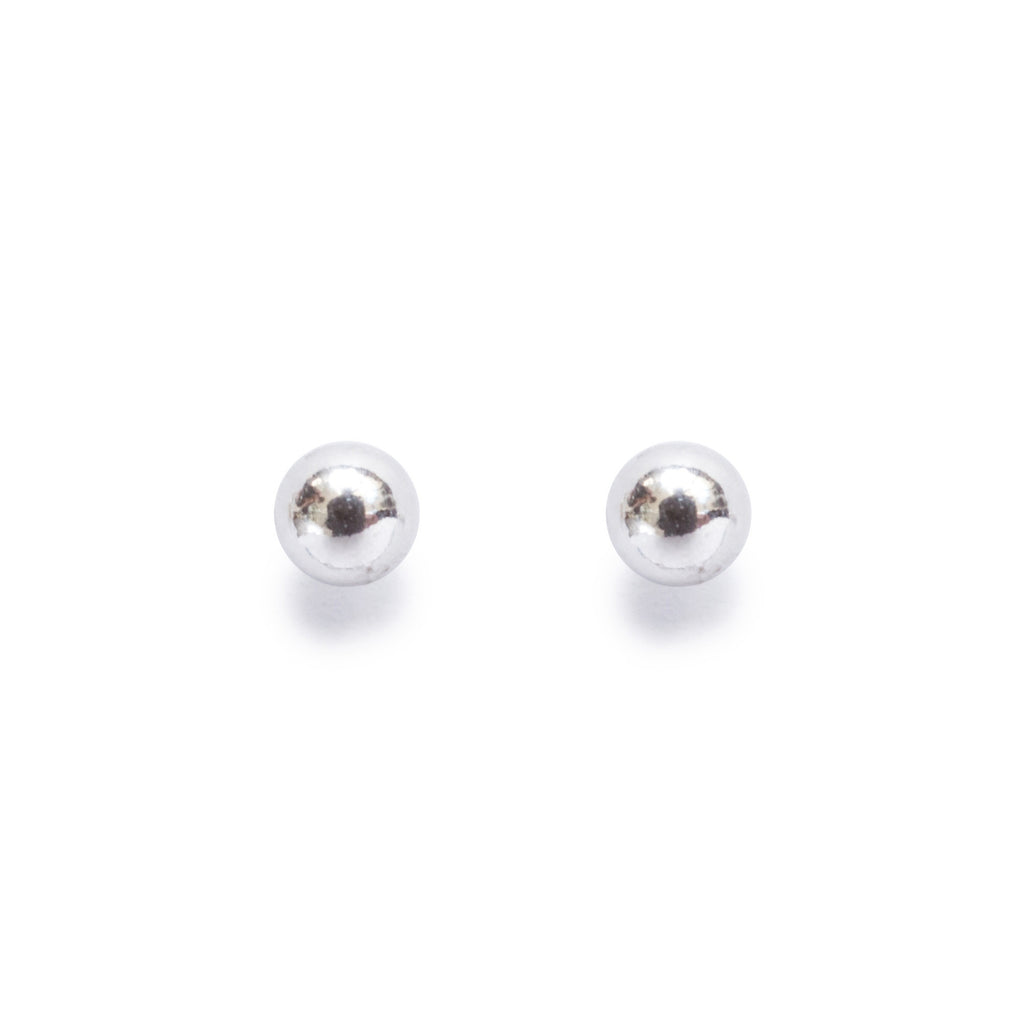 Minimal Silver Stud Earrings