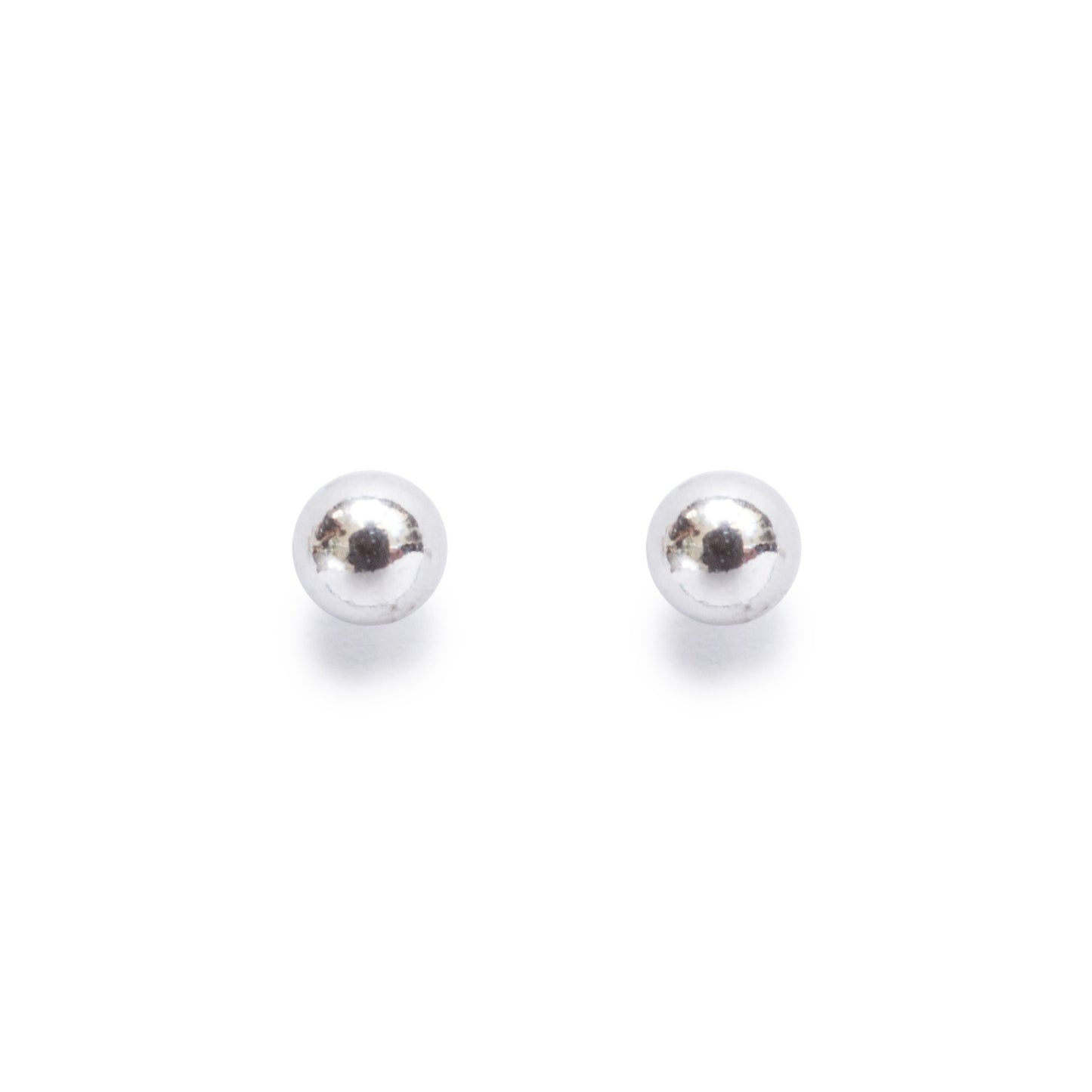 Minimal Silver Stud Earrings