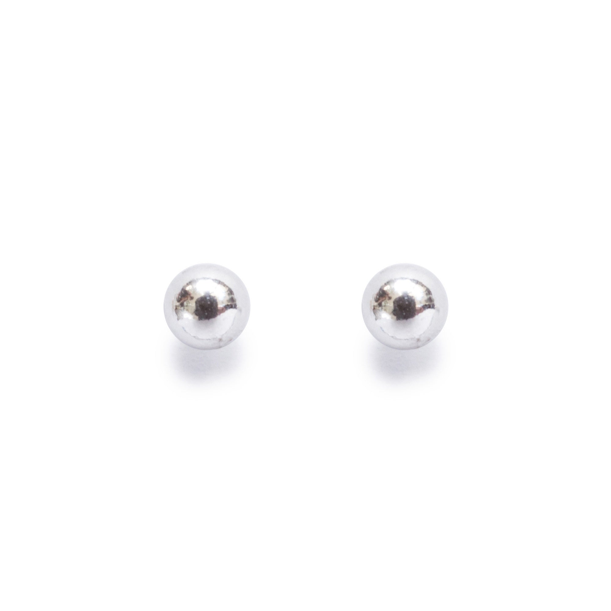 Minimal Silver Stud Earrings