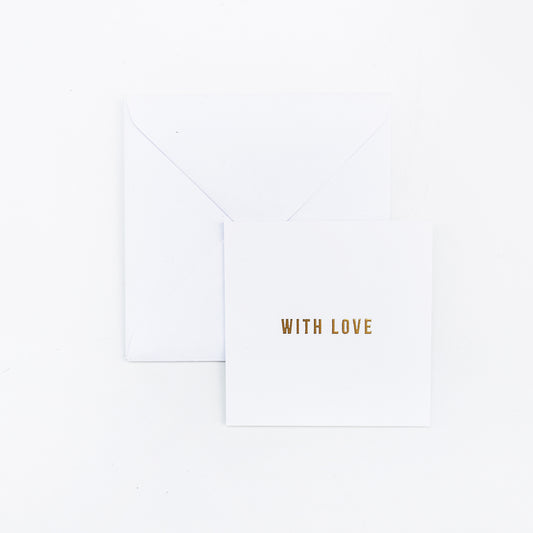 With Love Notecard